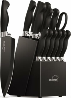 Amorston 15 Pieces Knife Set