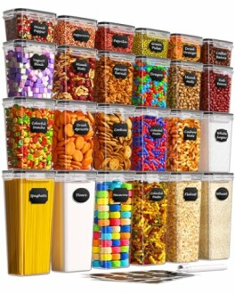 24 PCS Airtight Food Storage Containers with Lids