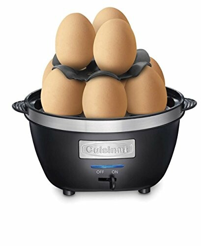 Egg cooker with multiple eggs inside