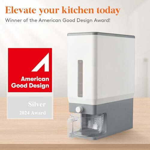 Award-winning kitchen appliance with American Good Design 2024 Silver Award.
